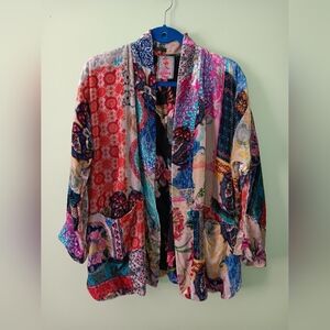 Johnny Was Women's Open Front Jacket